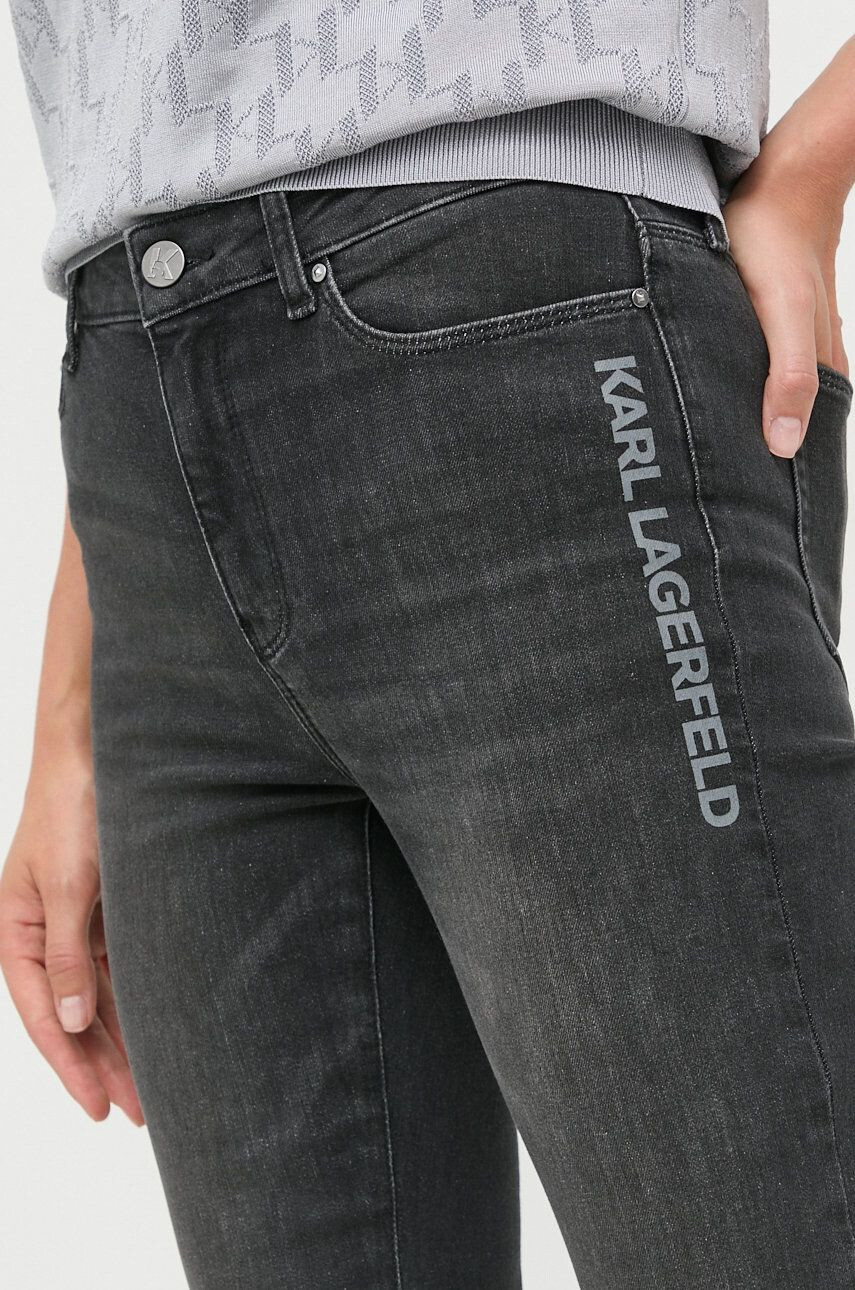 Karl Lagerfeld jeansi femei medium waist - Pled.ro