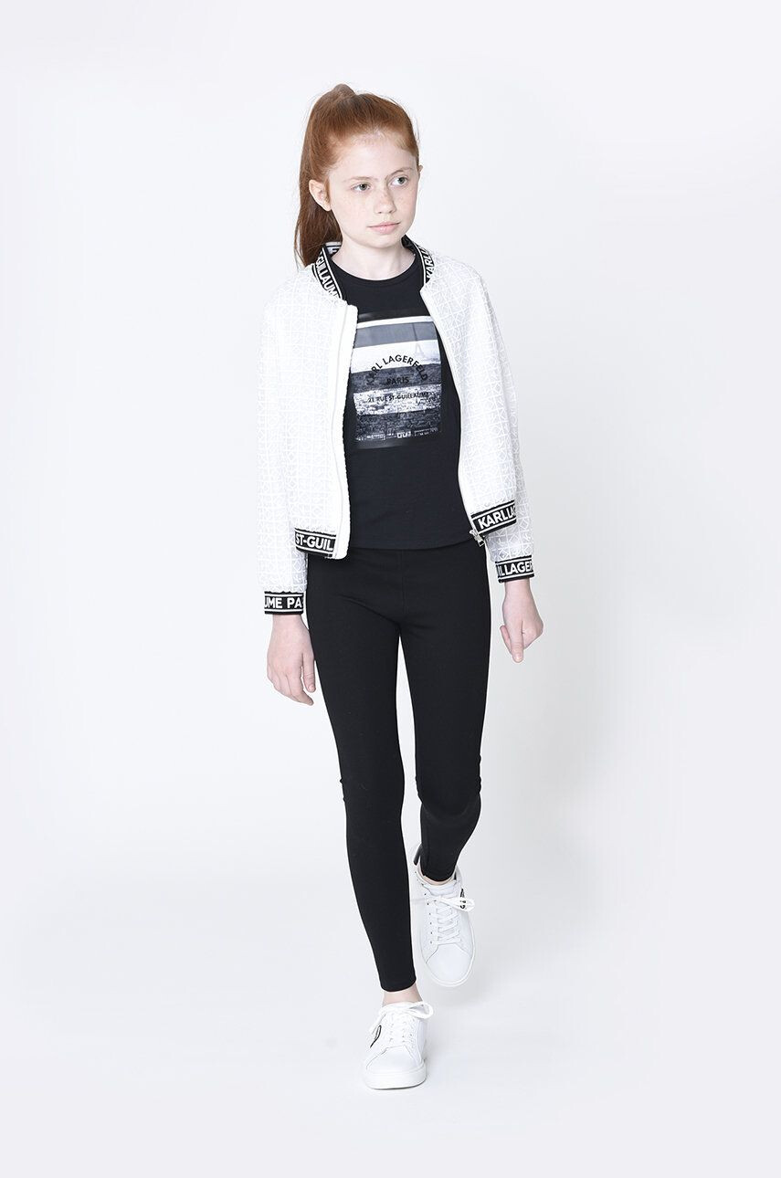 Karl Lagerfeld Leggins copii - Pled.ro