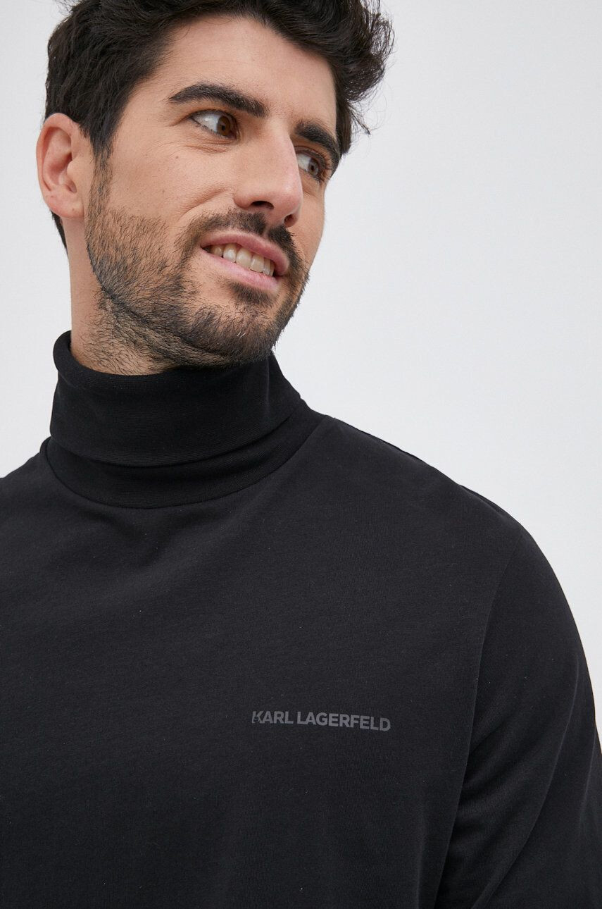 Karl Lagerfeld Longsleeve din bumbac - Pled.ro