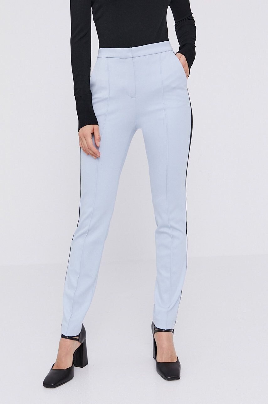 Karl Lagerfeld Pantaloni femei mulat medium waist - Pled.ro