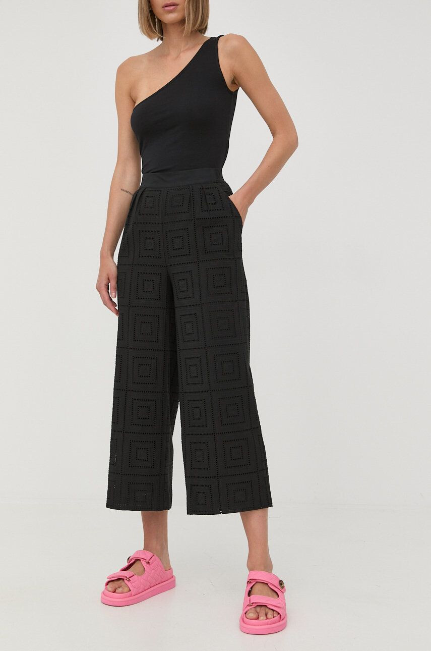 Karl Lagerfeld pantaloni de bumbac - Pled.ro