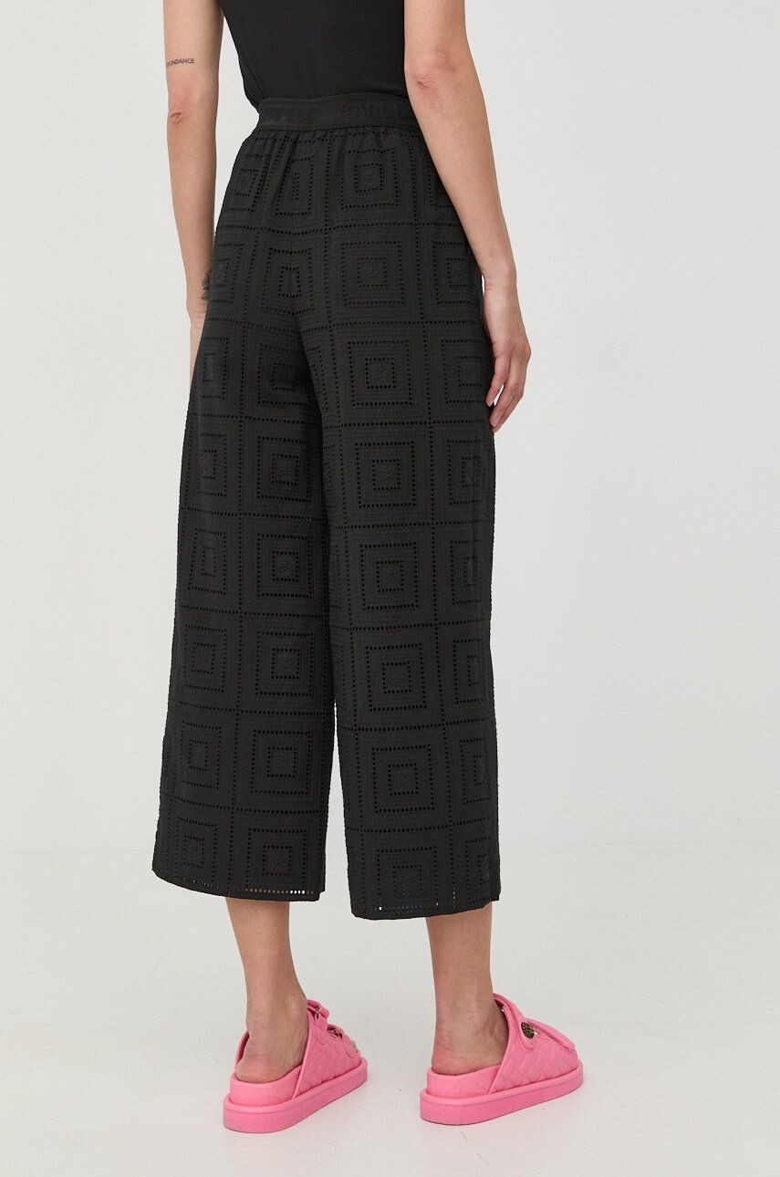 Karl Lagerfeld pantaloni de bumbac - Pled.ro