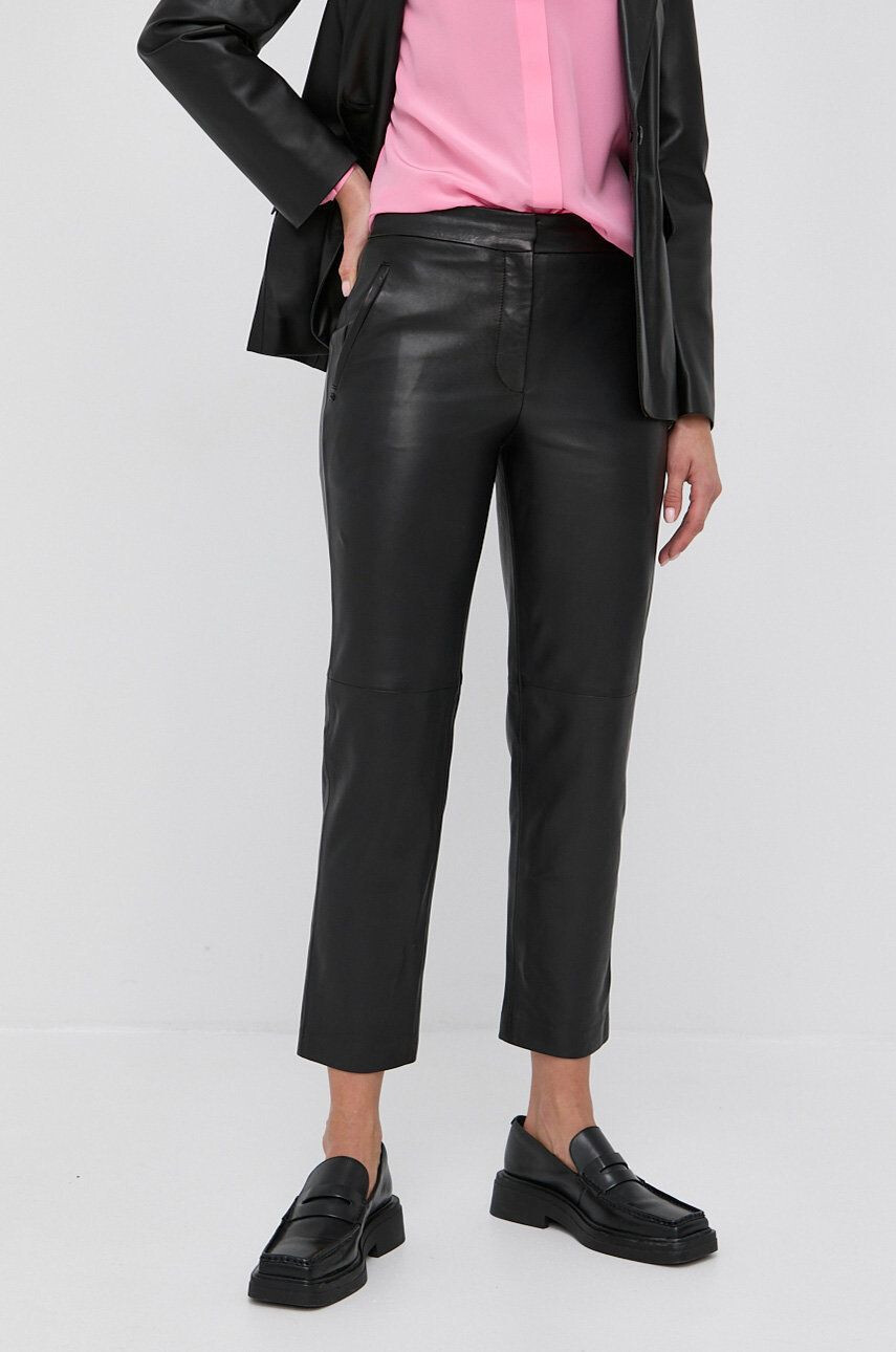 Karl Lagerfeld Pantaloni de piele - Pled.ro