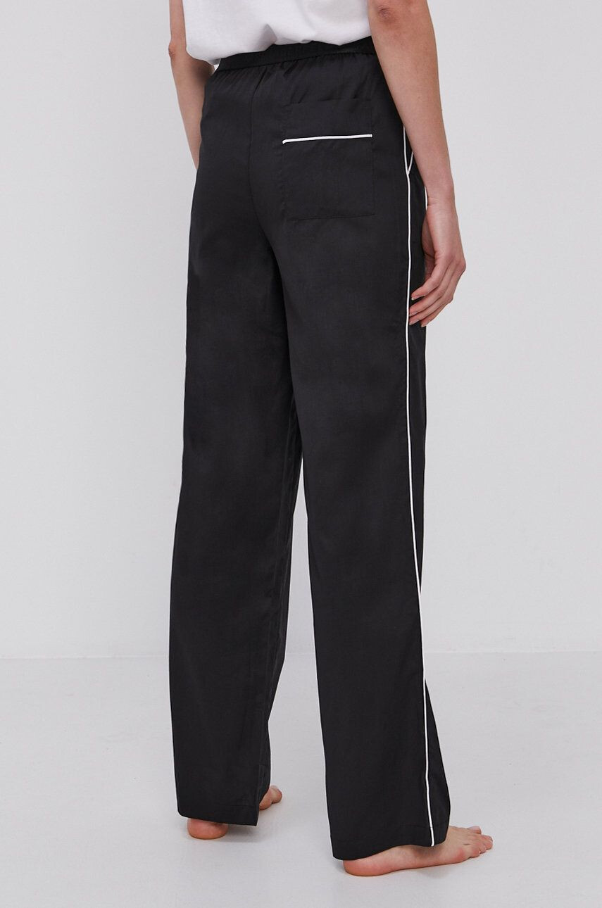 Karl Lagerfeld Pantaloni de pijama femei culoarea negru - Pled.ro