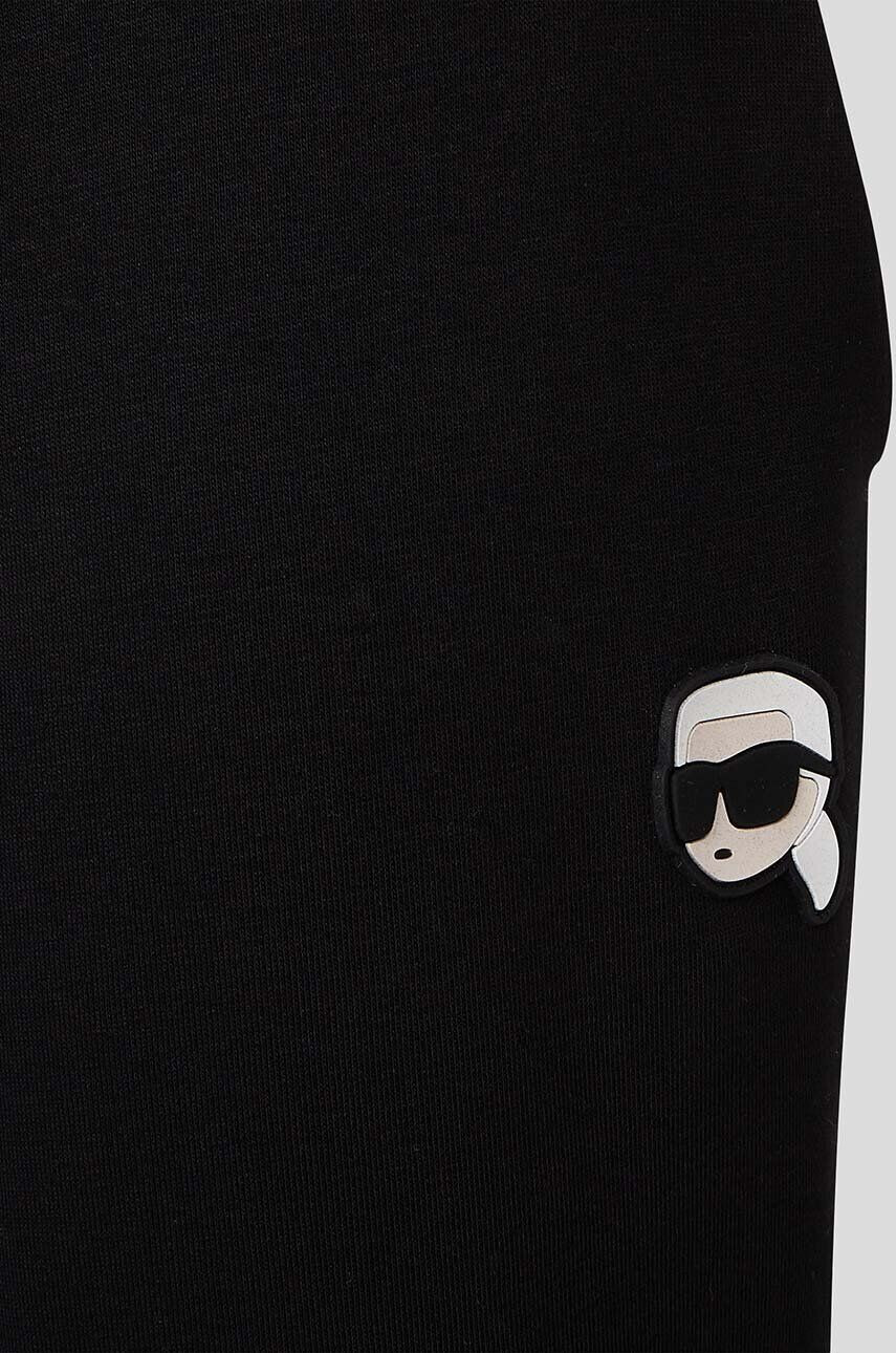 Karl Lagerfeld pantaloni de trening femei culoarea negru cu imprimeu - Pled.ro