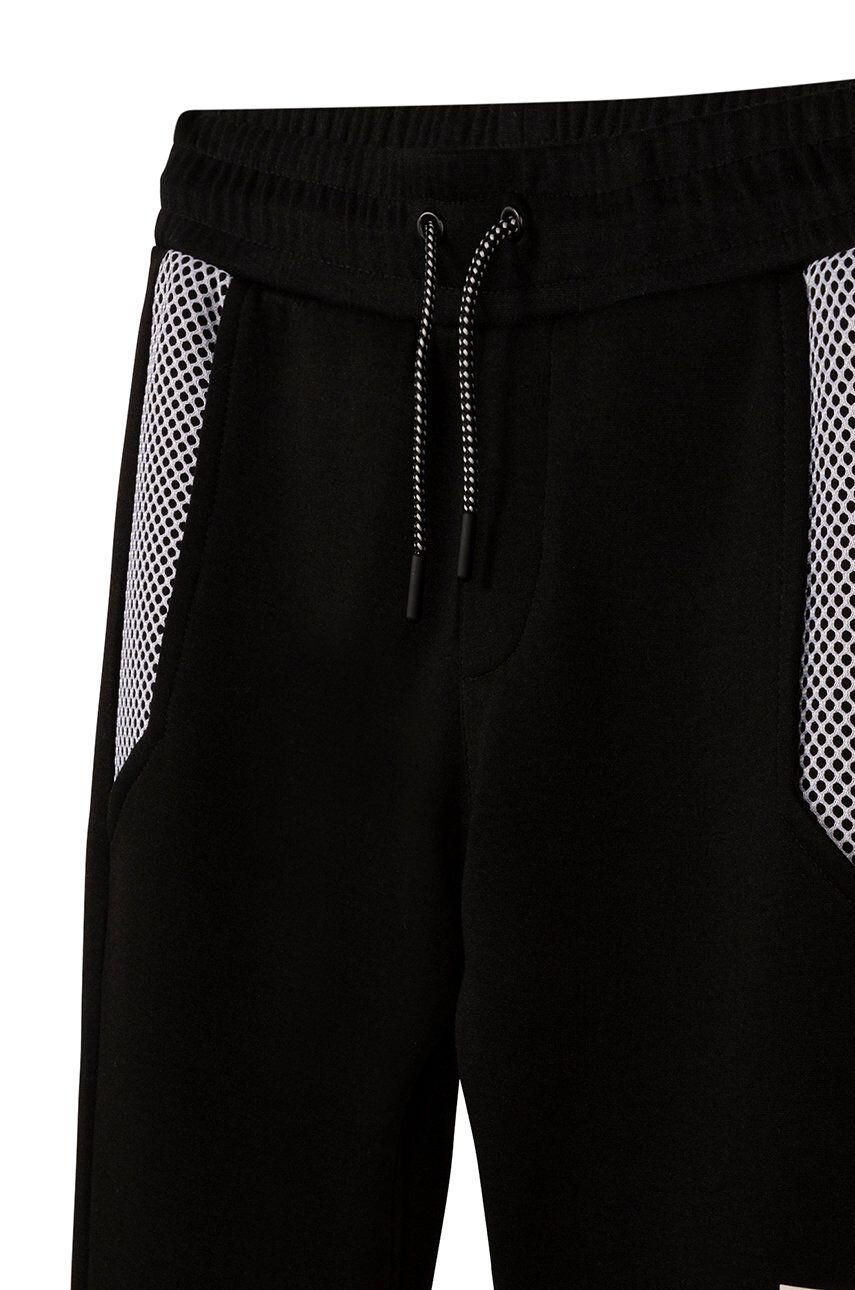 Karl Lagerfeld pantaloni de trening pentru copii culoarea negru modelator - Pled.ro