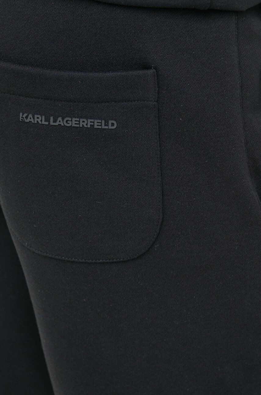 Karl Lagerfeld pantaloni scurti barbati culoarea negru - Pled.ro