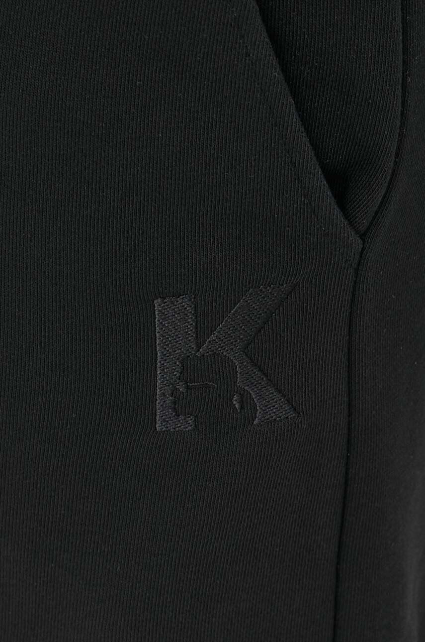 Karl Lagerfeld pantaloni scurti barbati culoarea negru - Pled.ro