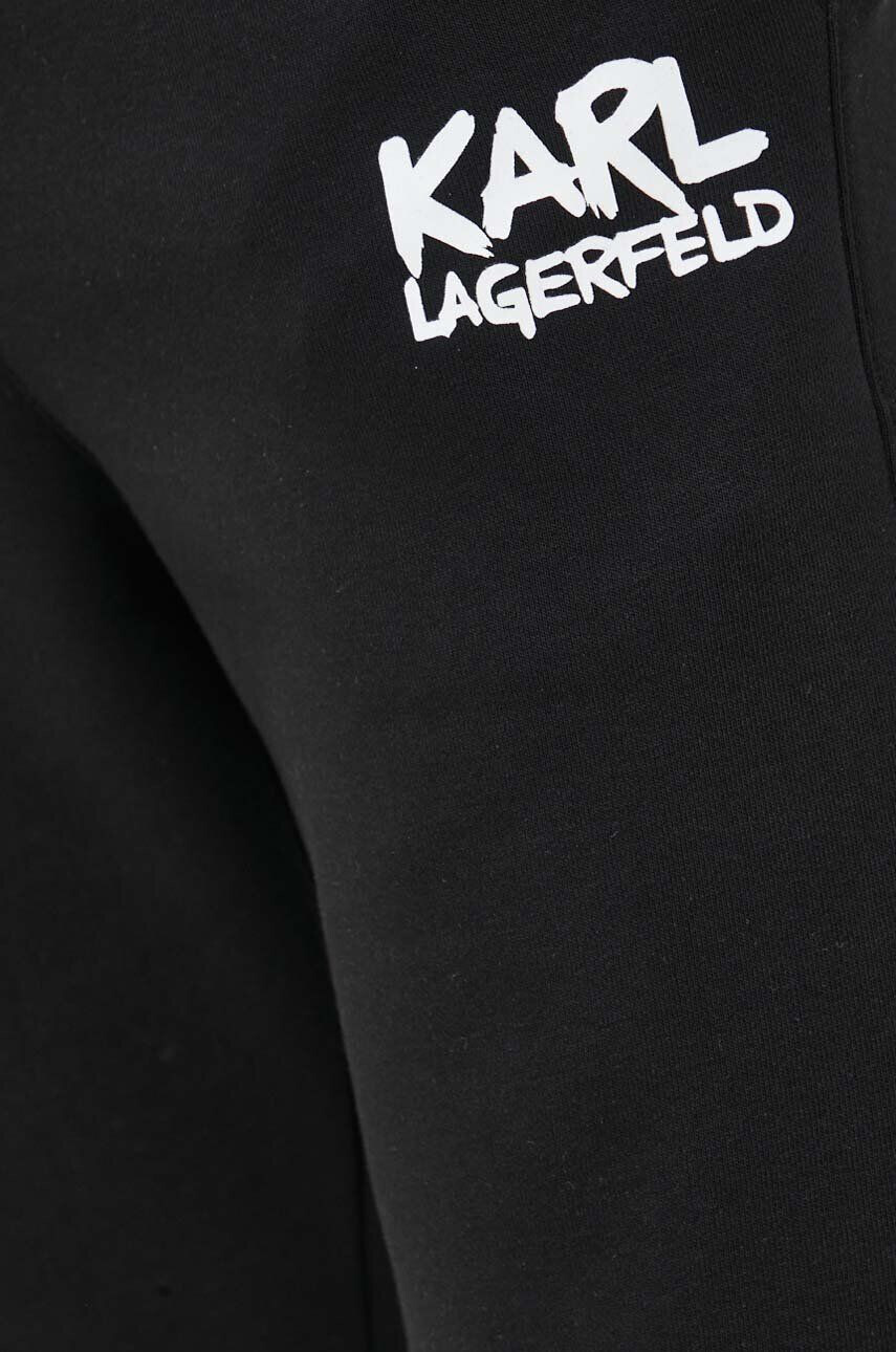 Karl Lagerfeld pantaloni scurti barbati culoarea negru - Pled.ro