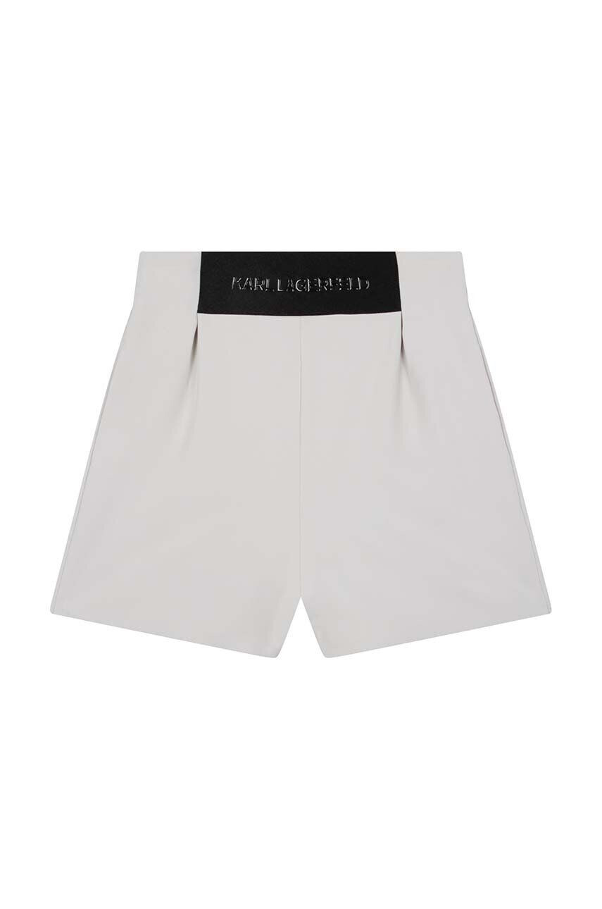 Karl Lagerfeld pantaloni scurti copii culoarea negru modelator - Pled.ro