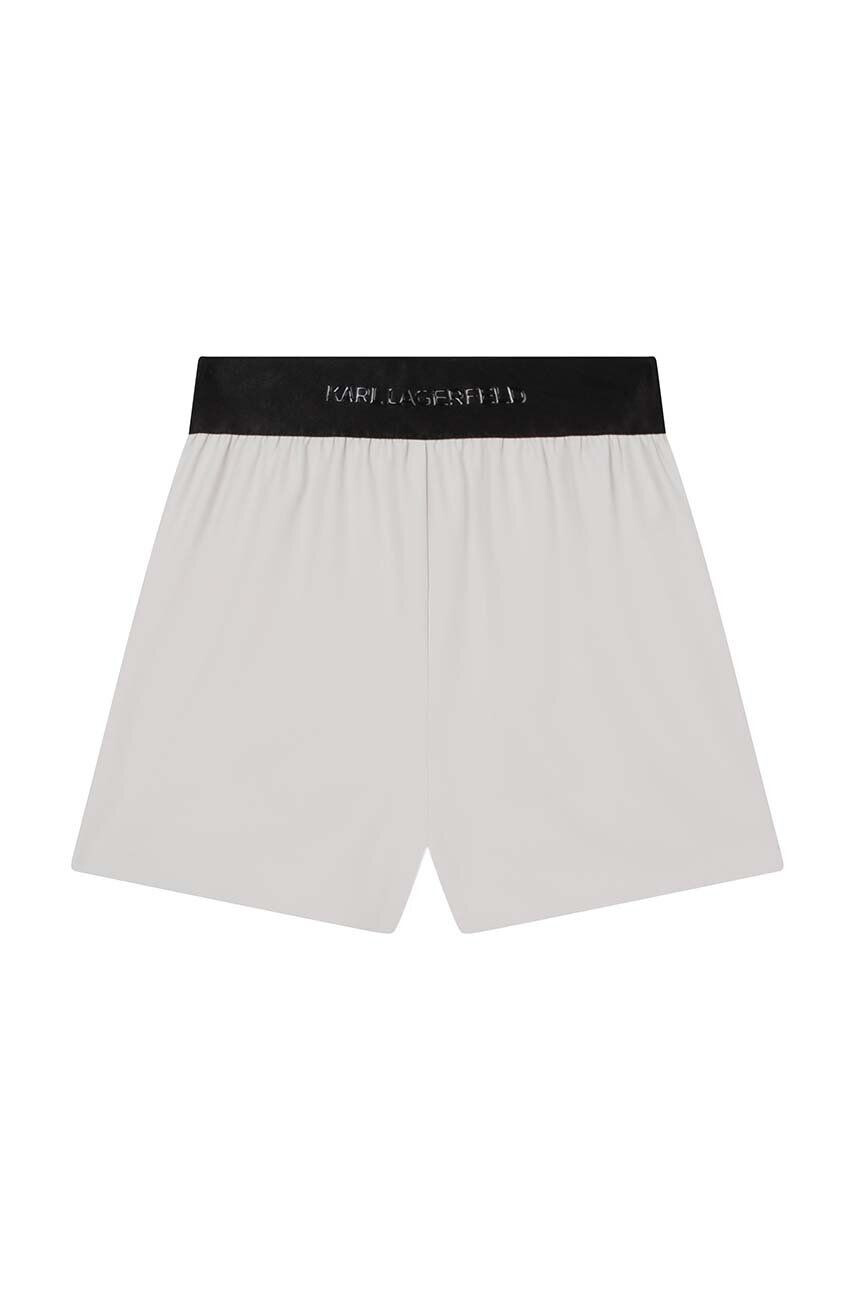 Karl Lagerfeld pantaloni scurti copii culoarea negru modelator - Pled.ro