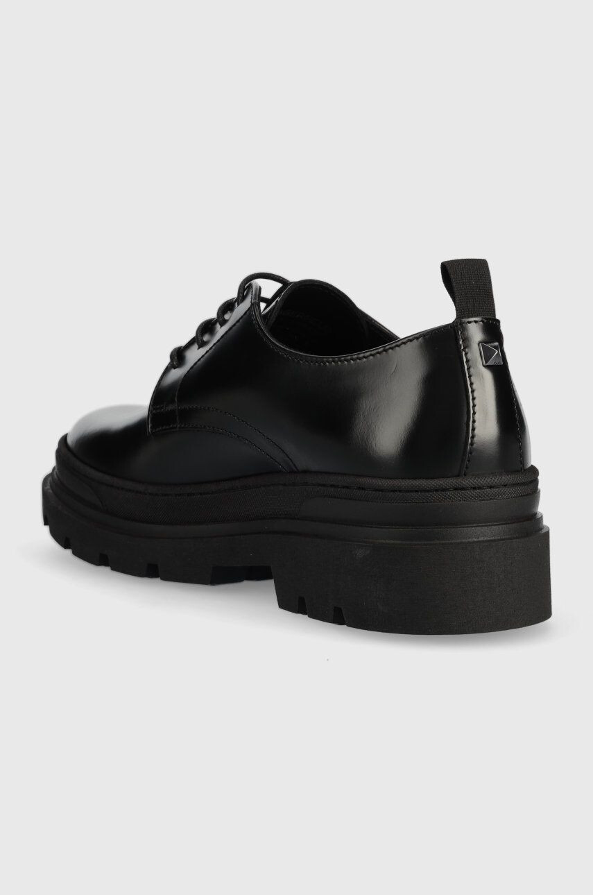 Karl Lagerfeld pantofi de piele Bureau Ii barbati culoarea negru - Pled.ro