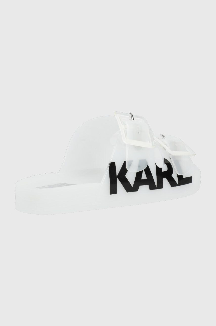 Karl Lagerfeld papuci Jelly Strap - Pled.ro