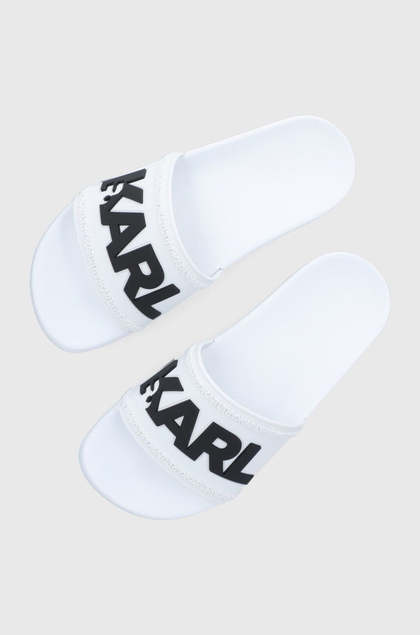 Karl Lagerfeld papuci KONDO femei culoarea roz KL80919 - Pled.ro