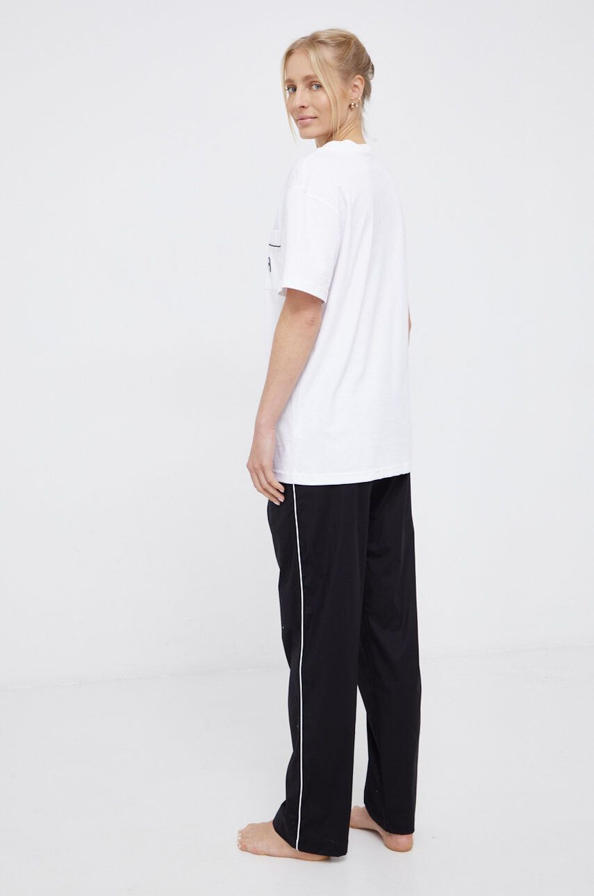 Karl Lagerfeld Pijama femei culoarea negru - Pled.ro