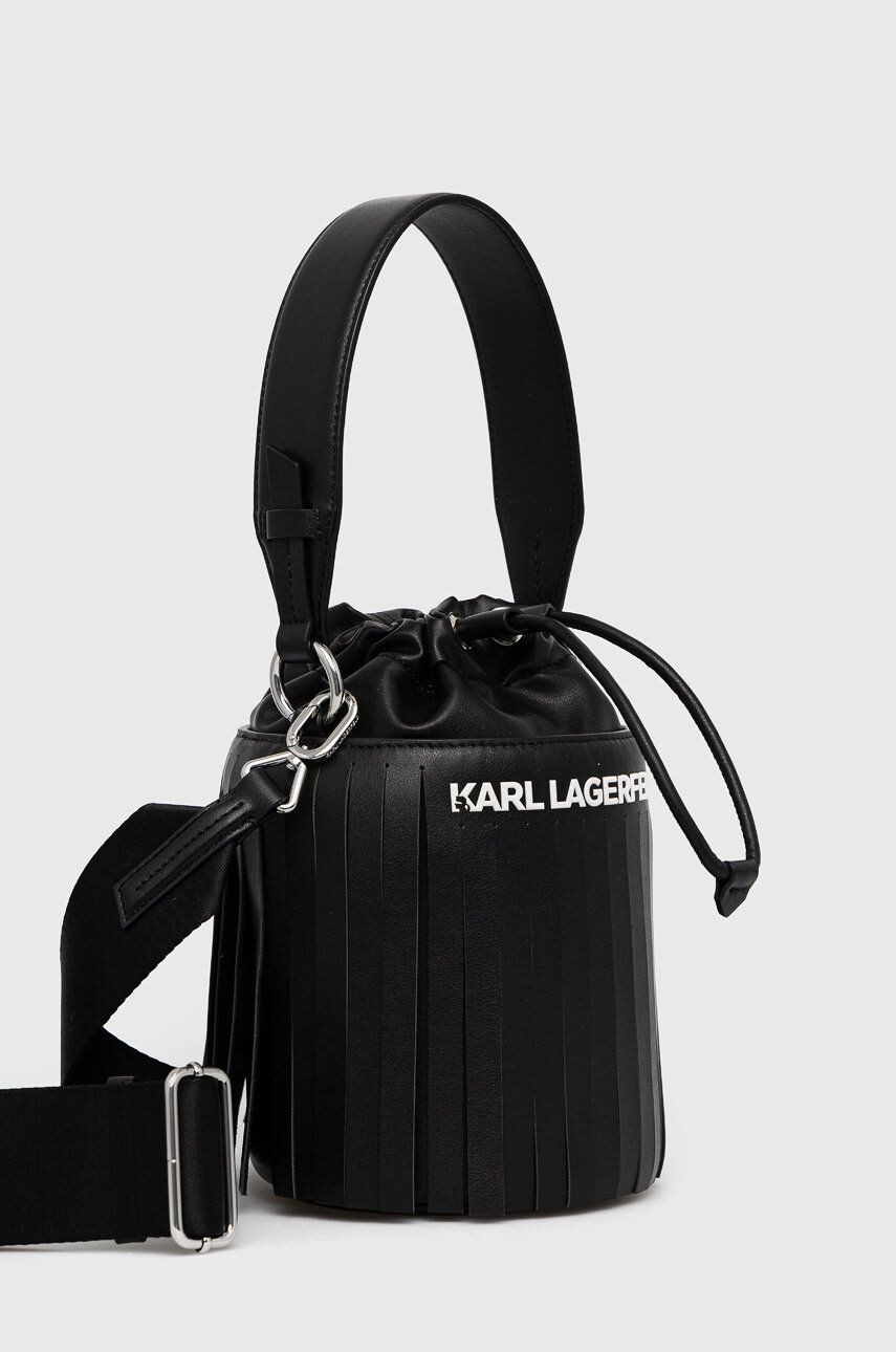 Karl Lagerfeld poseta culoarea negru - Pled.ro