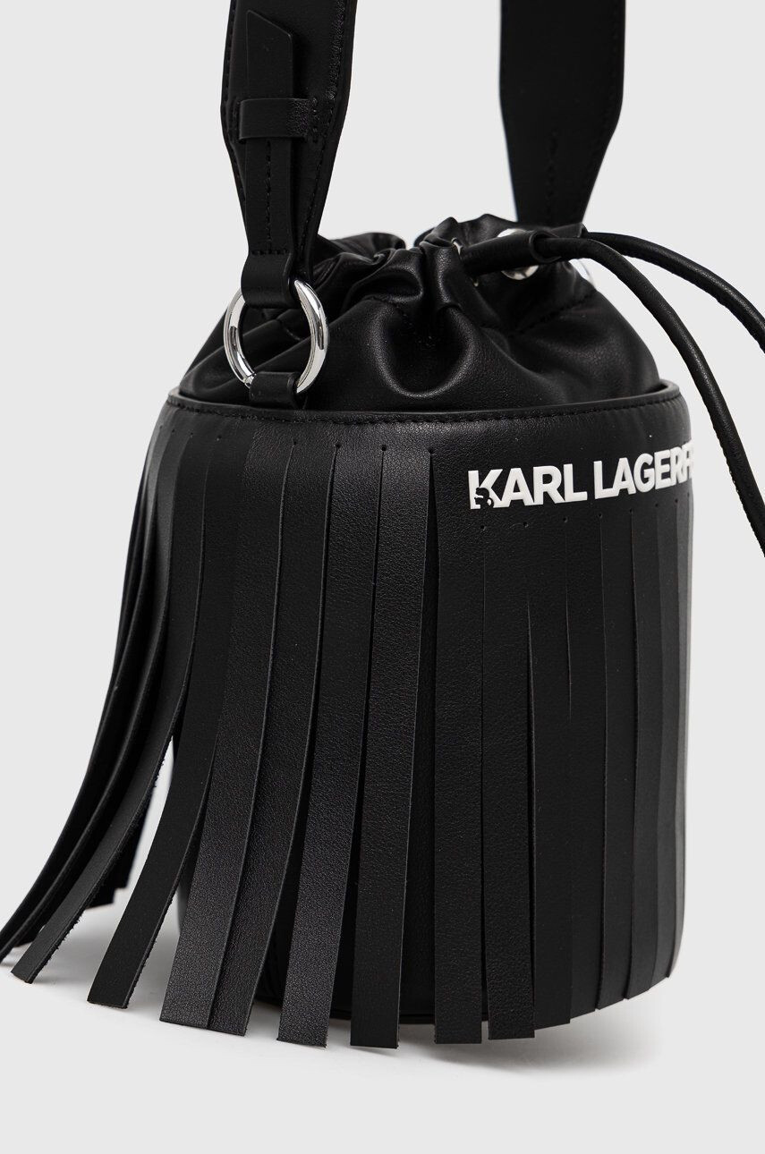 Karl Lagerfeld poseta culoarea negru - Pled.ro