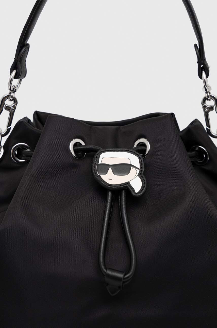 Karl Lagerfeld poseta culoarea negru - Pled.ro