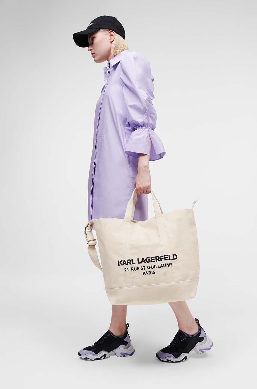 Karl Lagerfeld poseta culoarea bej - Pled.ro