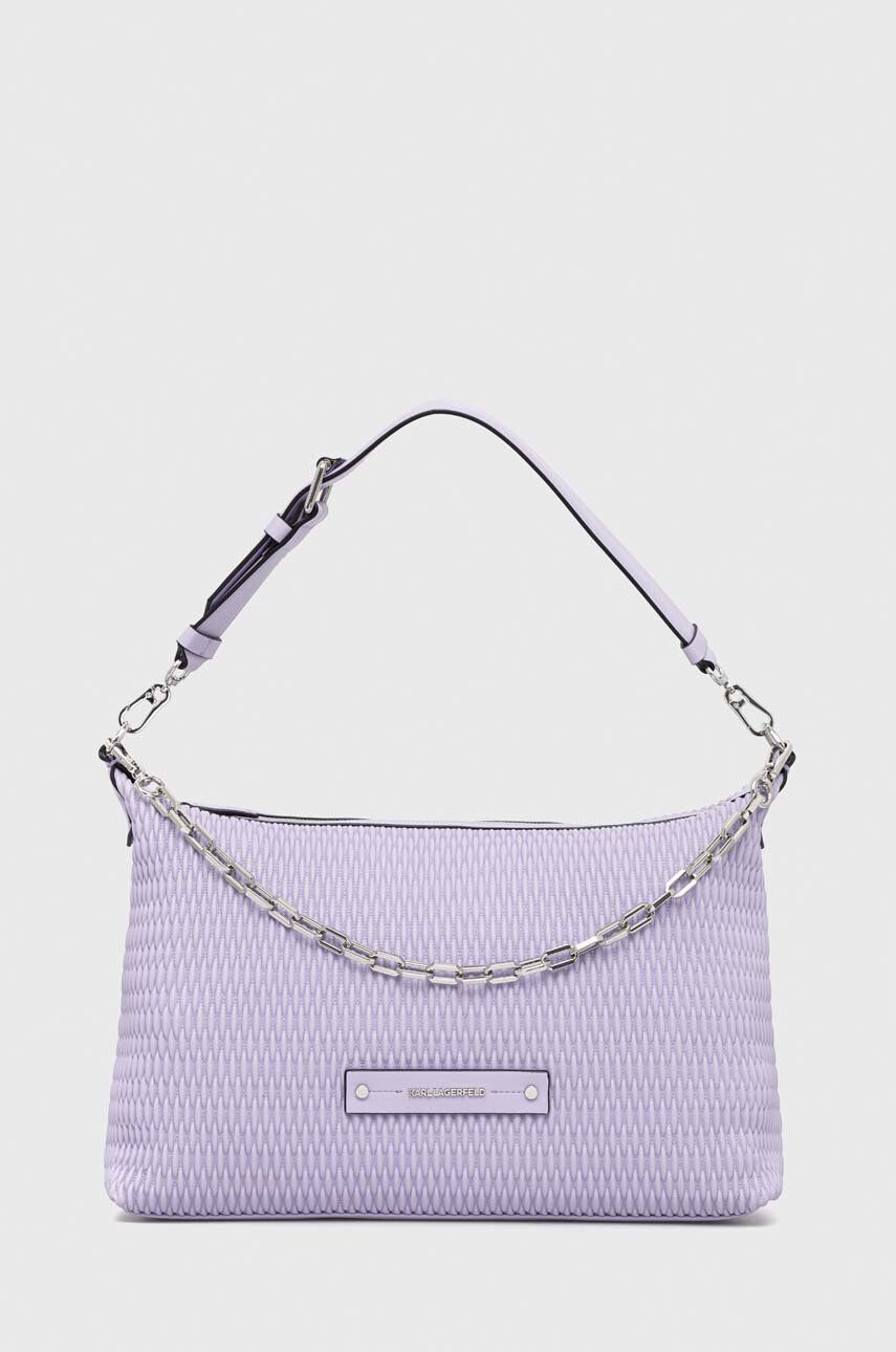 Karl Lagerfeld poseta culoarea violet - Pled.ro