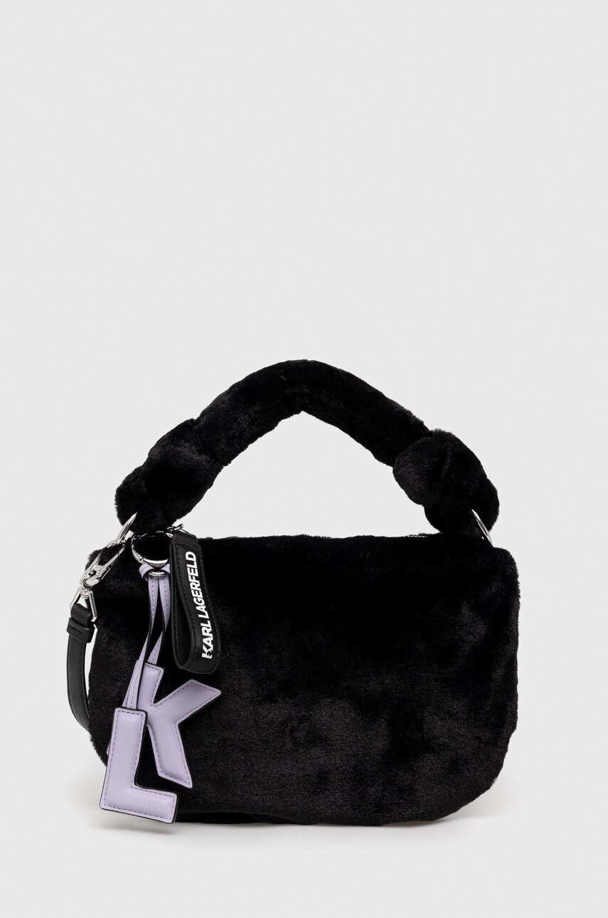 Karl Lagerfeld poseta culoarea negru - Pled.ro