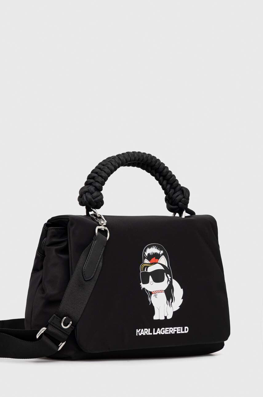 Karl Lagerfeld poseta culoarea negru - Pled.ro