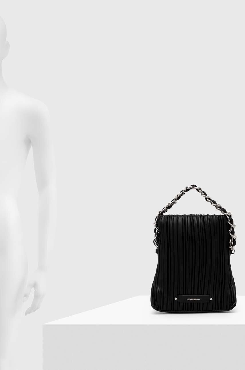 Karl Lagerfeld poseta culoarea negru - Pled.ro