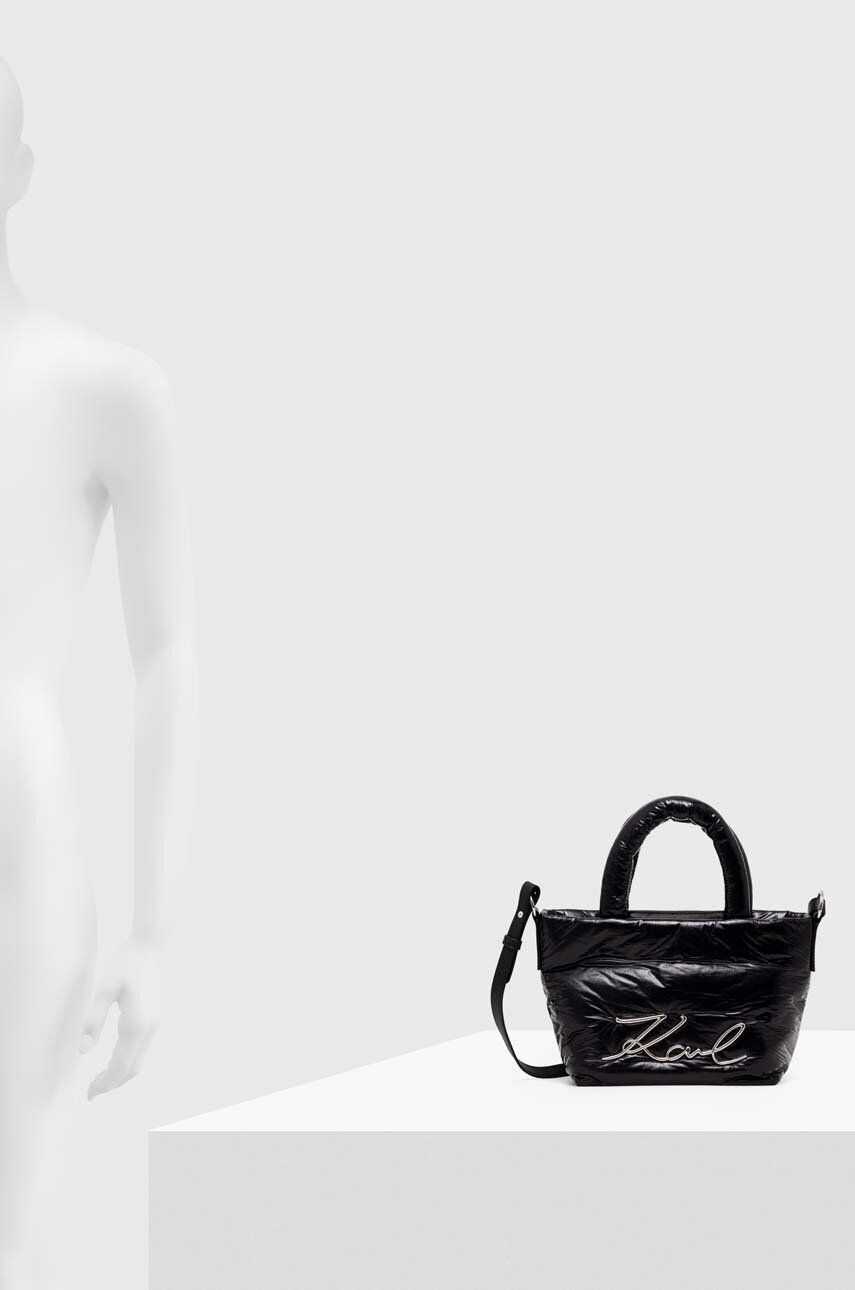 Karl Lagerfeld poseta culoarea negru - Pled.ro