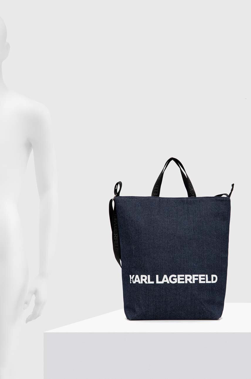 Karl Lagerfeld poseta culoarea negru - Pled.ro