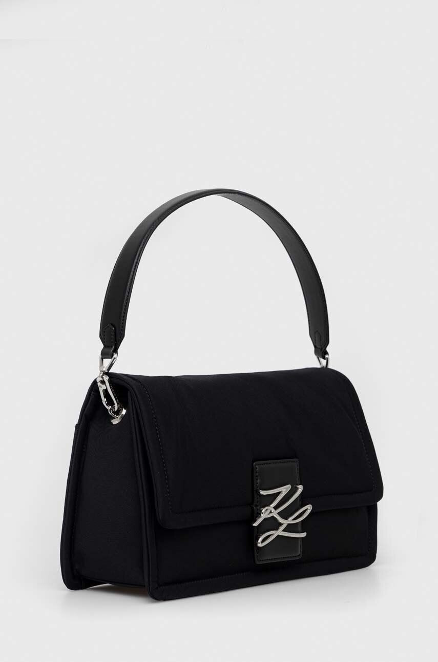 Karl Lagerfeld poseta culoarea negru - Pled.ro