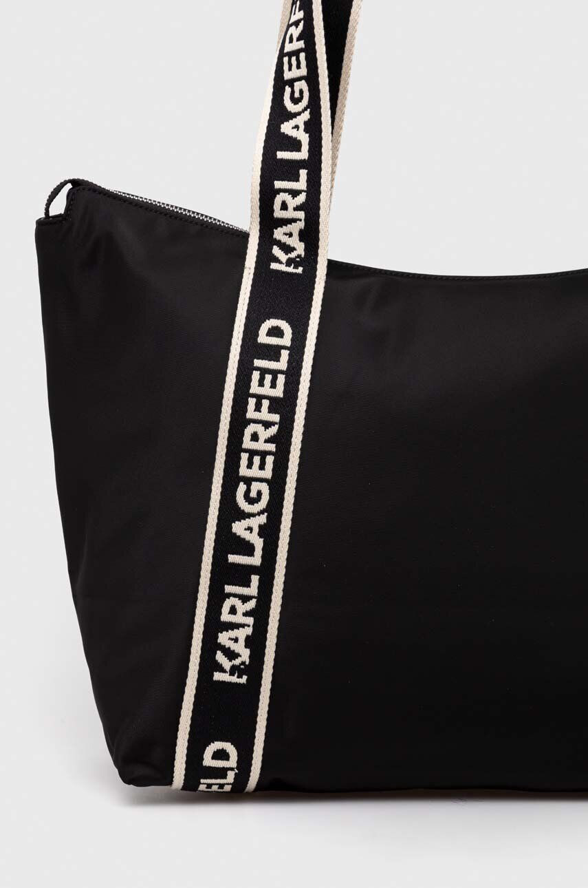 Karl Lagerfeld poseta culoarea negru - Pled.ro