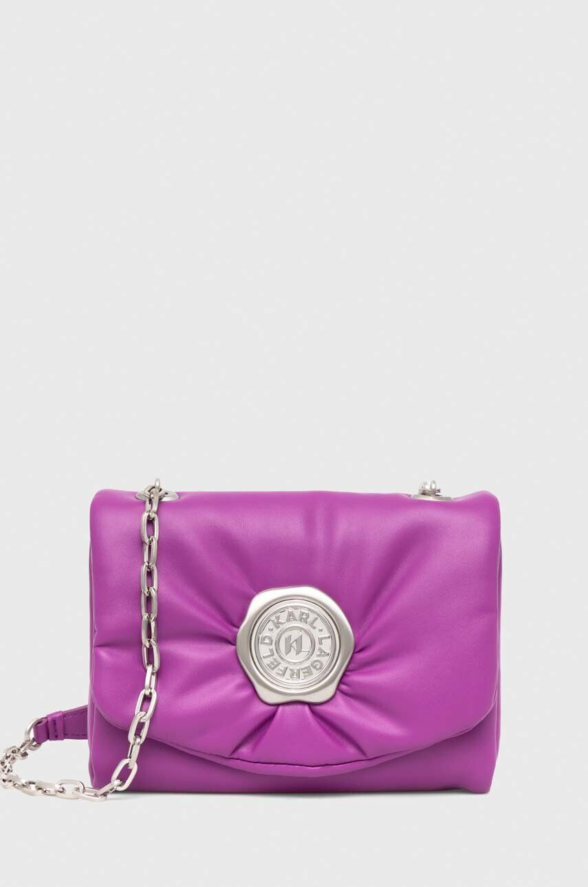 Karl Lagerfeld poseta culoarea violet - Pled.ro