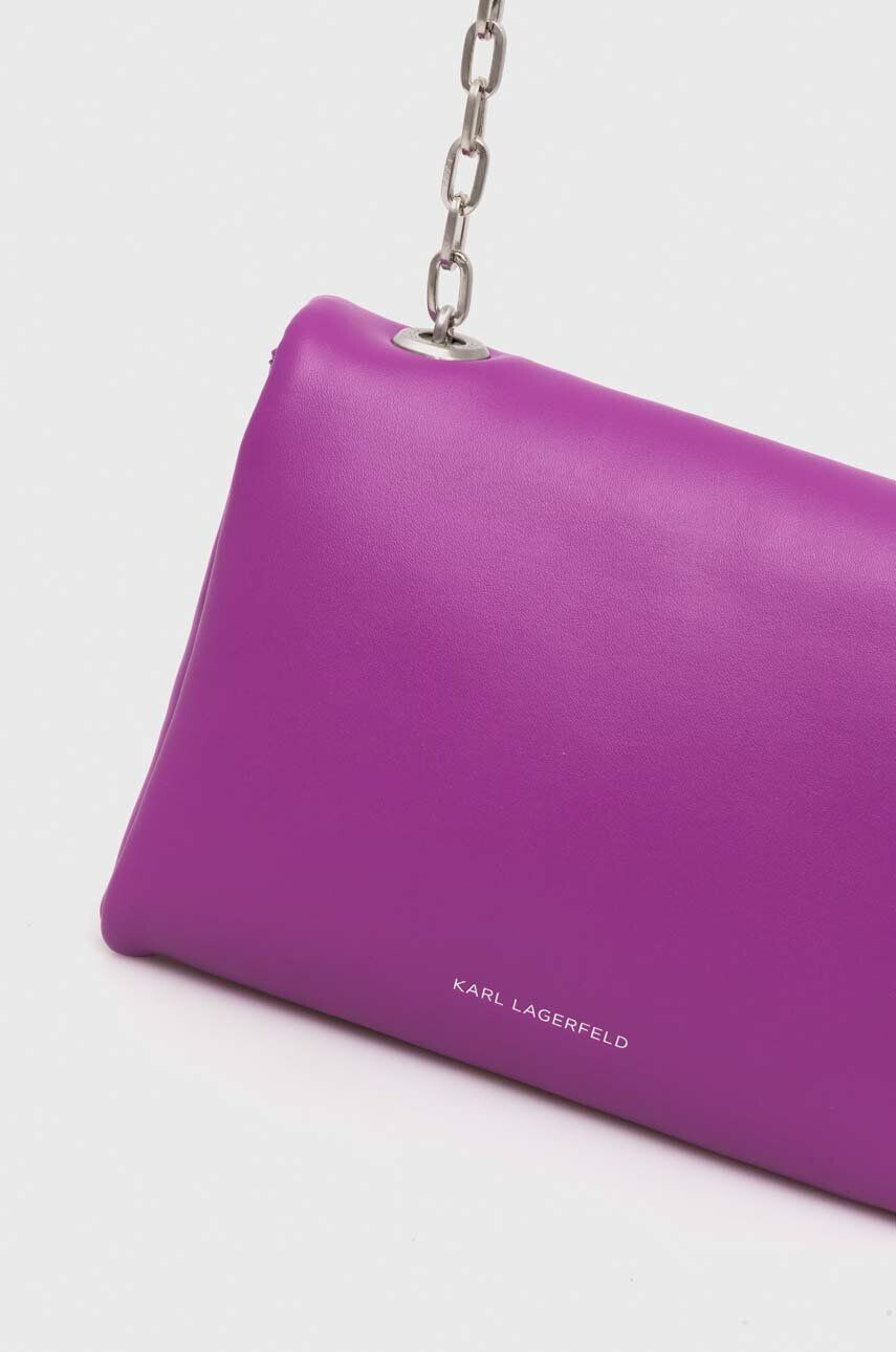 Karl Lagerfeld poseta culoarea violet - Pled.ro