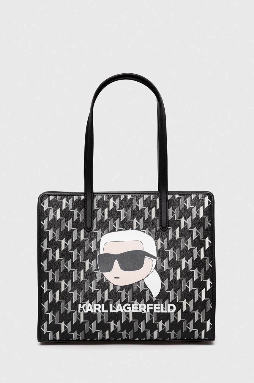 Karl Lagerfeld poseta culoarea negru - Pled.ro