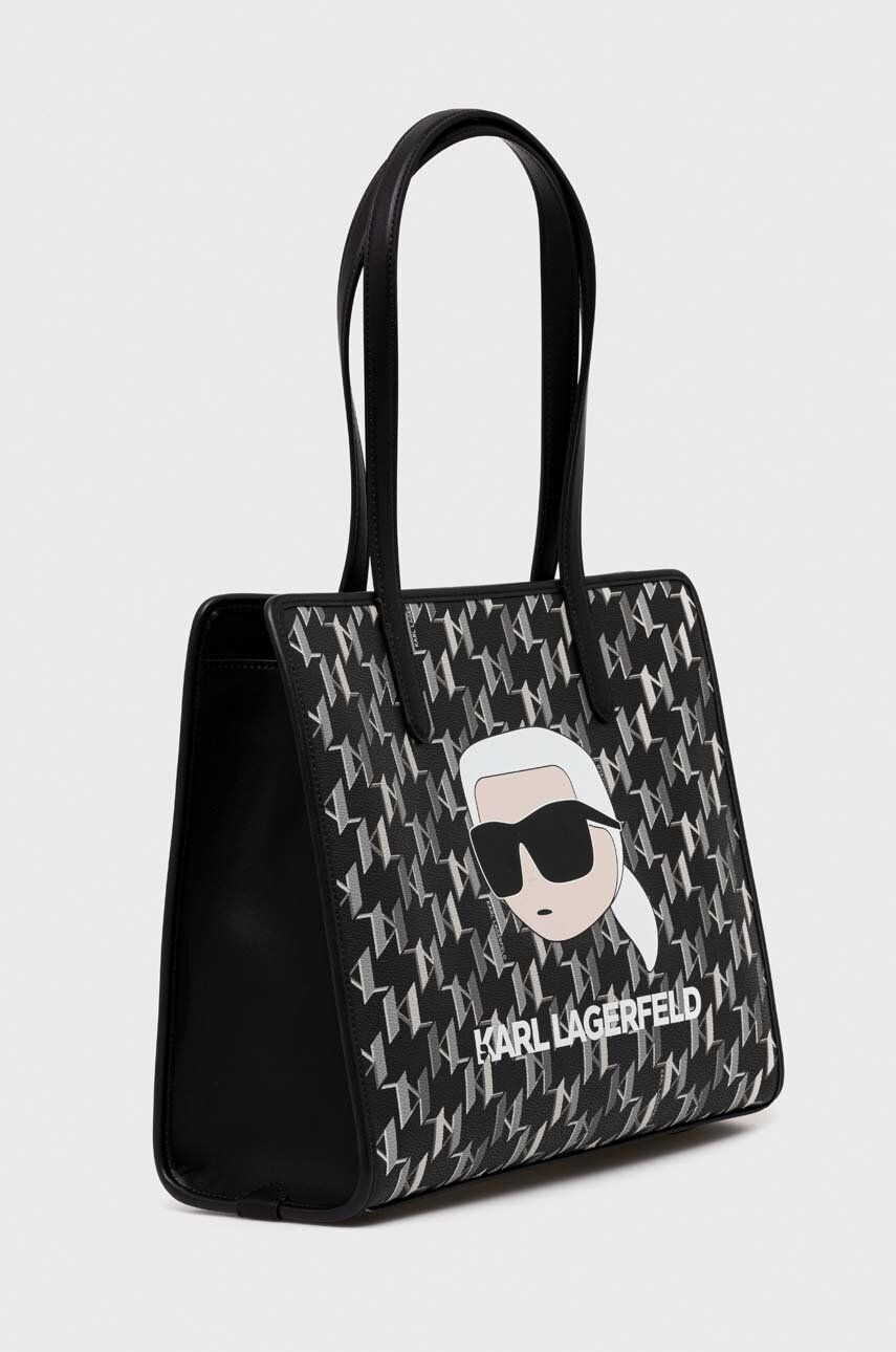 Karl Lagerfeld poseta culoarea negru - Pled.ro