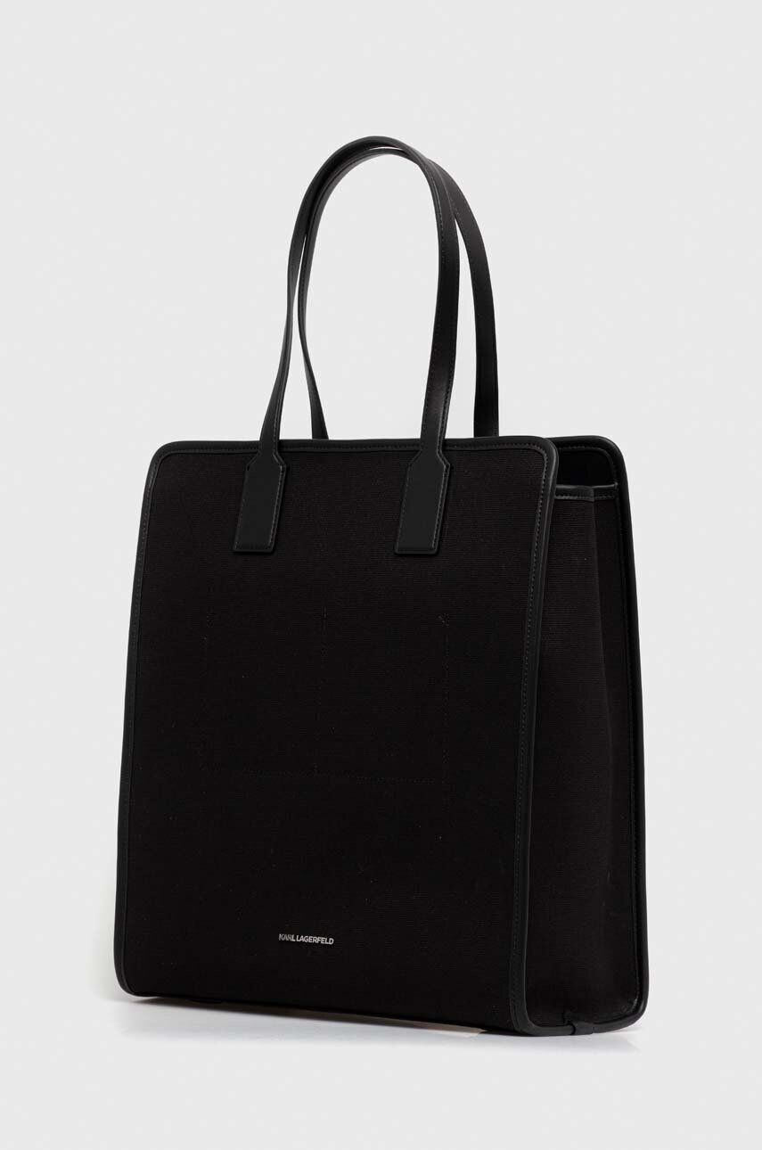 Karl Lagerfeld poseta culoarea negru - Pled.ro