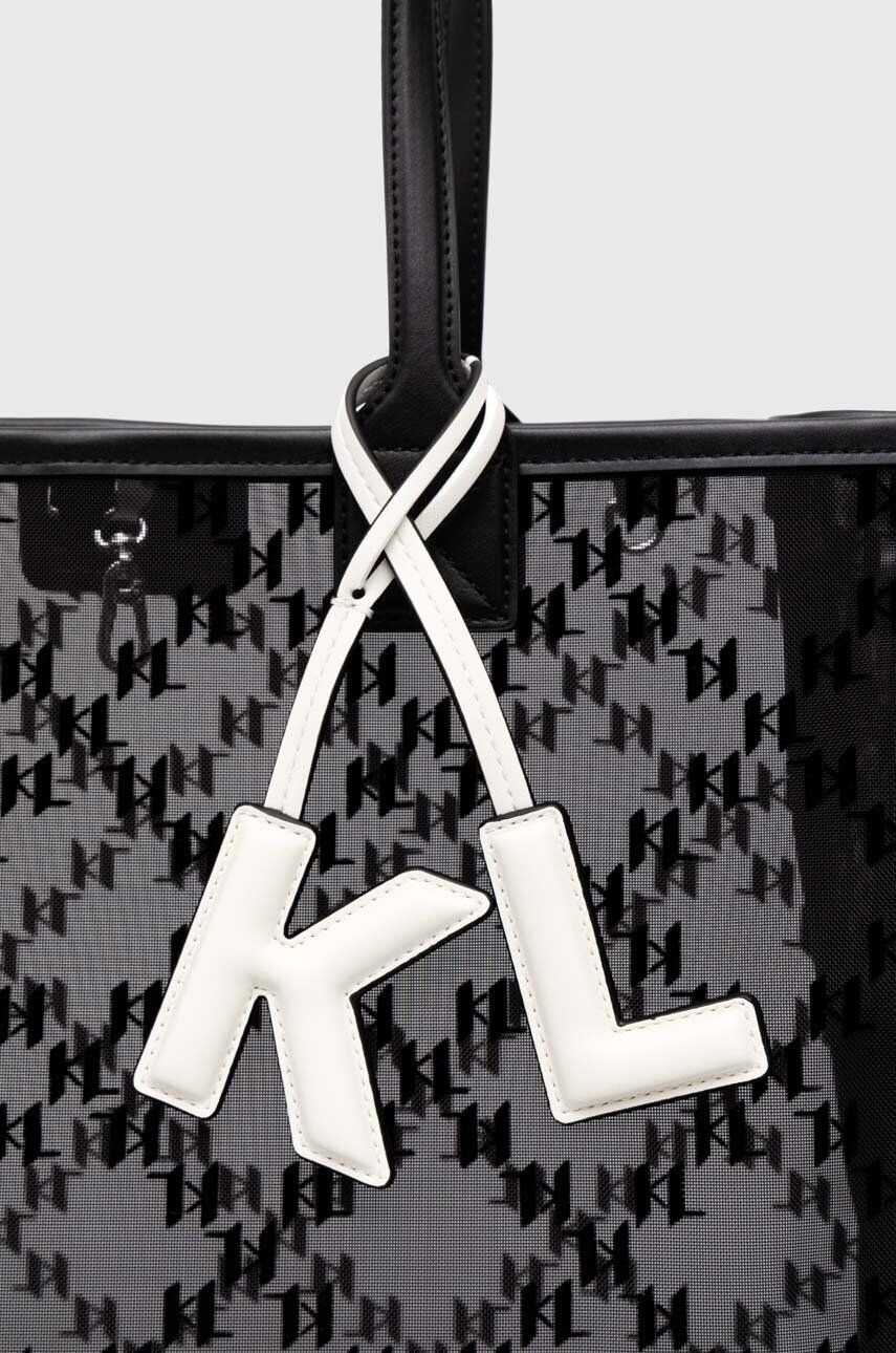 Karl Lagerfeld poseta culoarea negru - Pled.ro