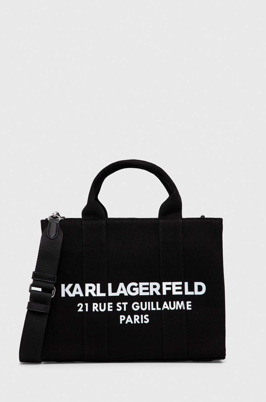 Karl Lagerfeld poseta culoarea negru - Pled.ro