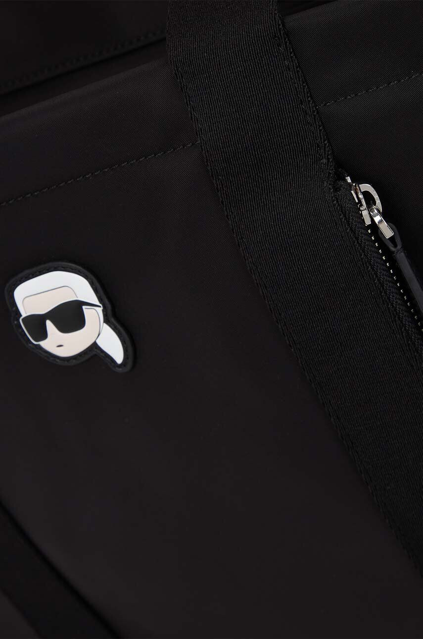 Karl Lagerfeld poseta culoarea negru - Pled.ro