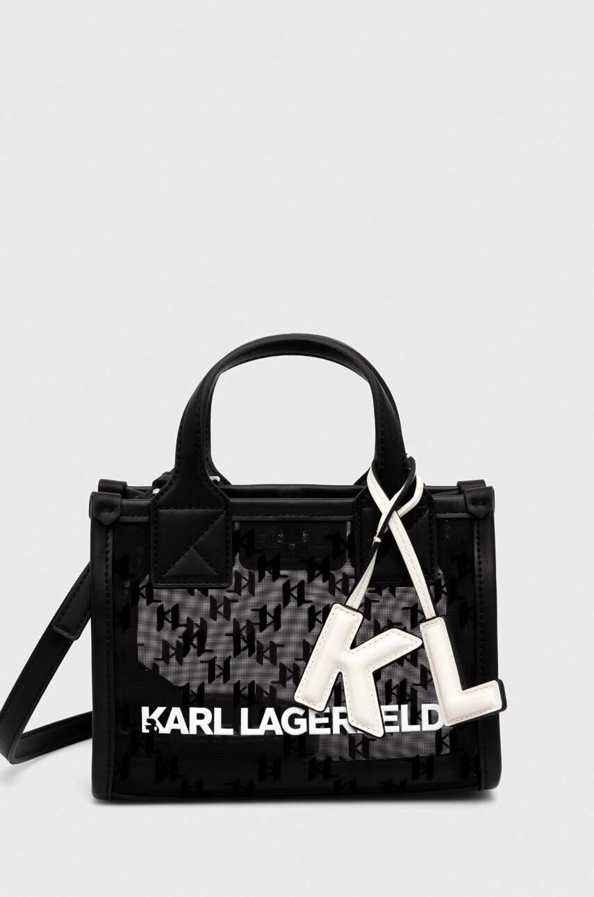 Karl Lagerfeld poseta culoarea negru - Pled.ro