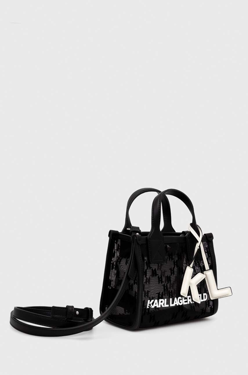 Karl Lagerfeld poseta culoarea negru - Pled.ro