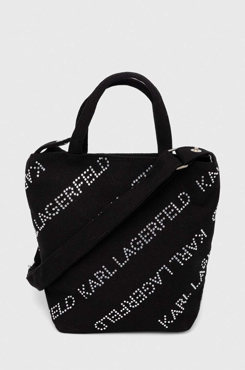 Karl Lagerfeld poseta culoarea negru - Pled.ro