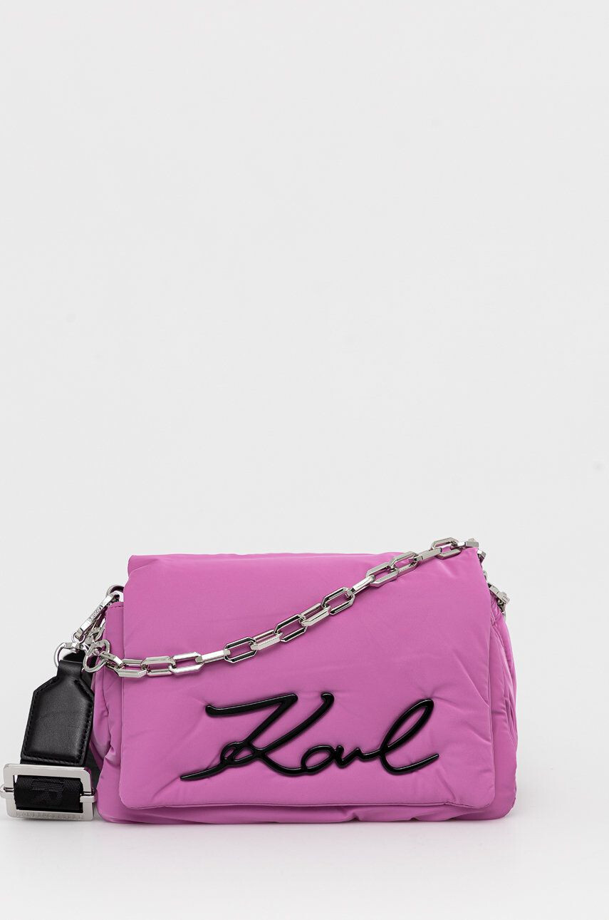 Karl Lagerfeld poseta culoarea negru - Pled.ro