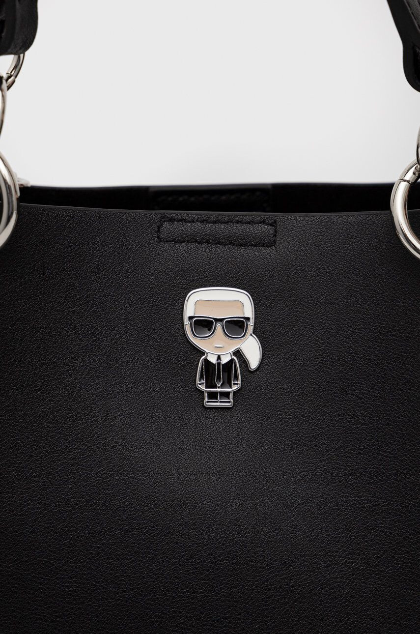 Karl Lagerfeld poseta de piele - Pled.ro