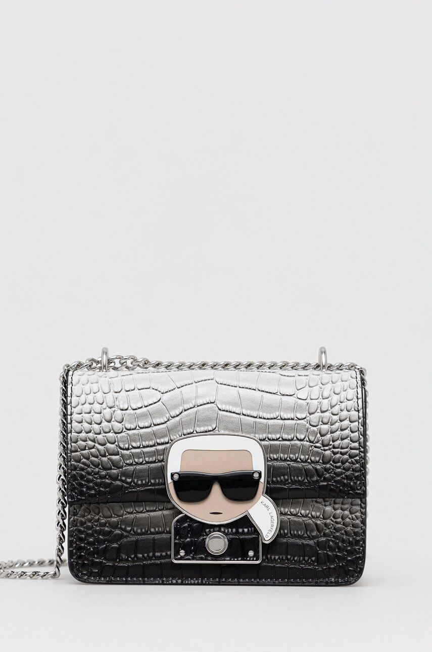 Karl Lagerfeld poseta de piele - Pled.ro