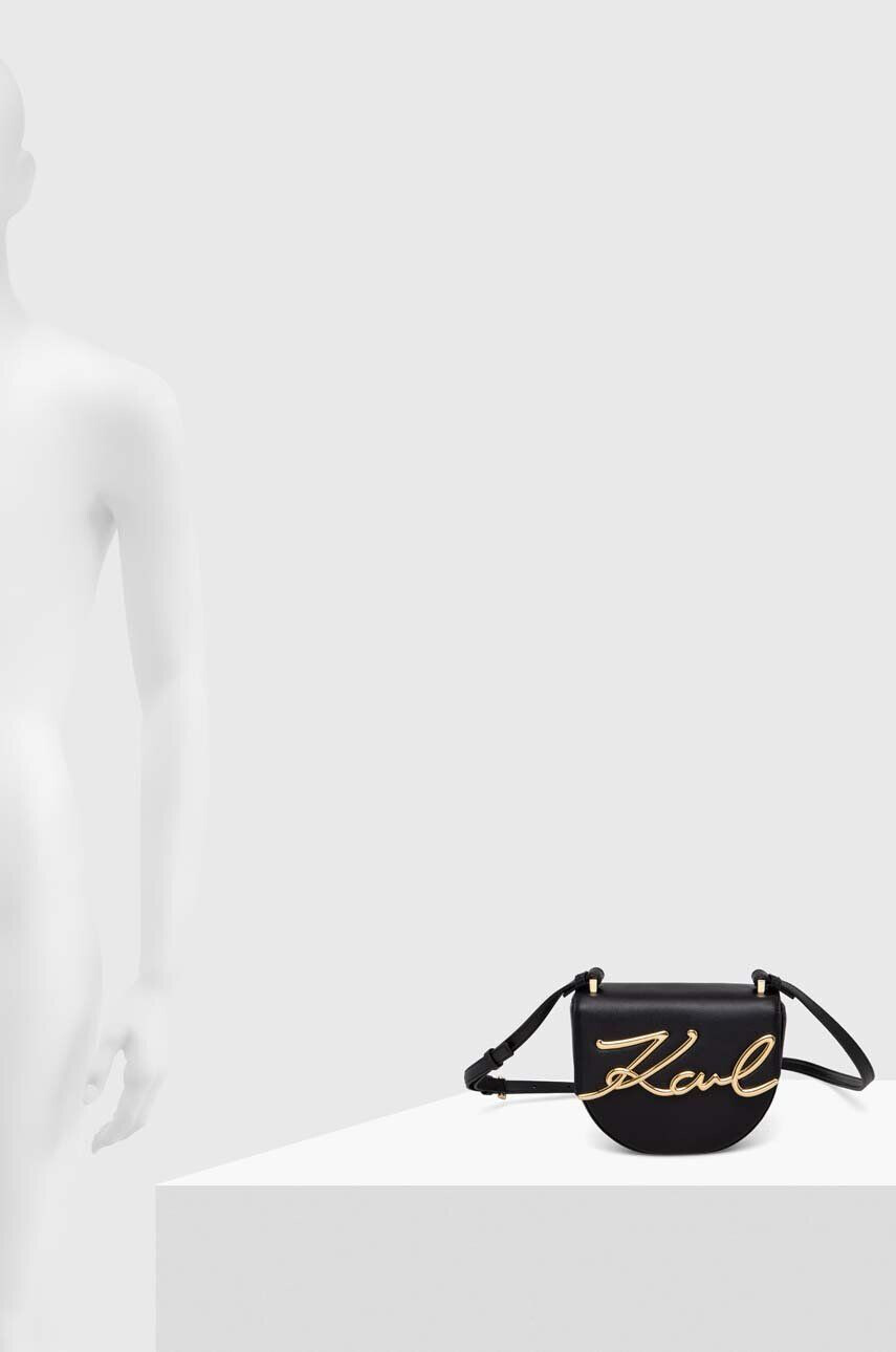 Karl Lagerfeld poseta de piele - Pled.ro