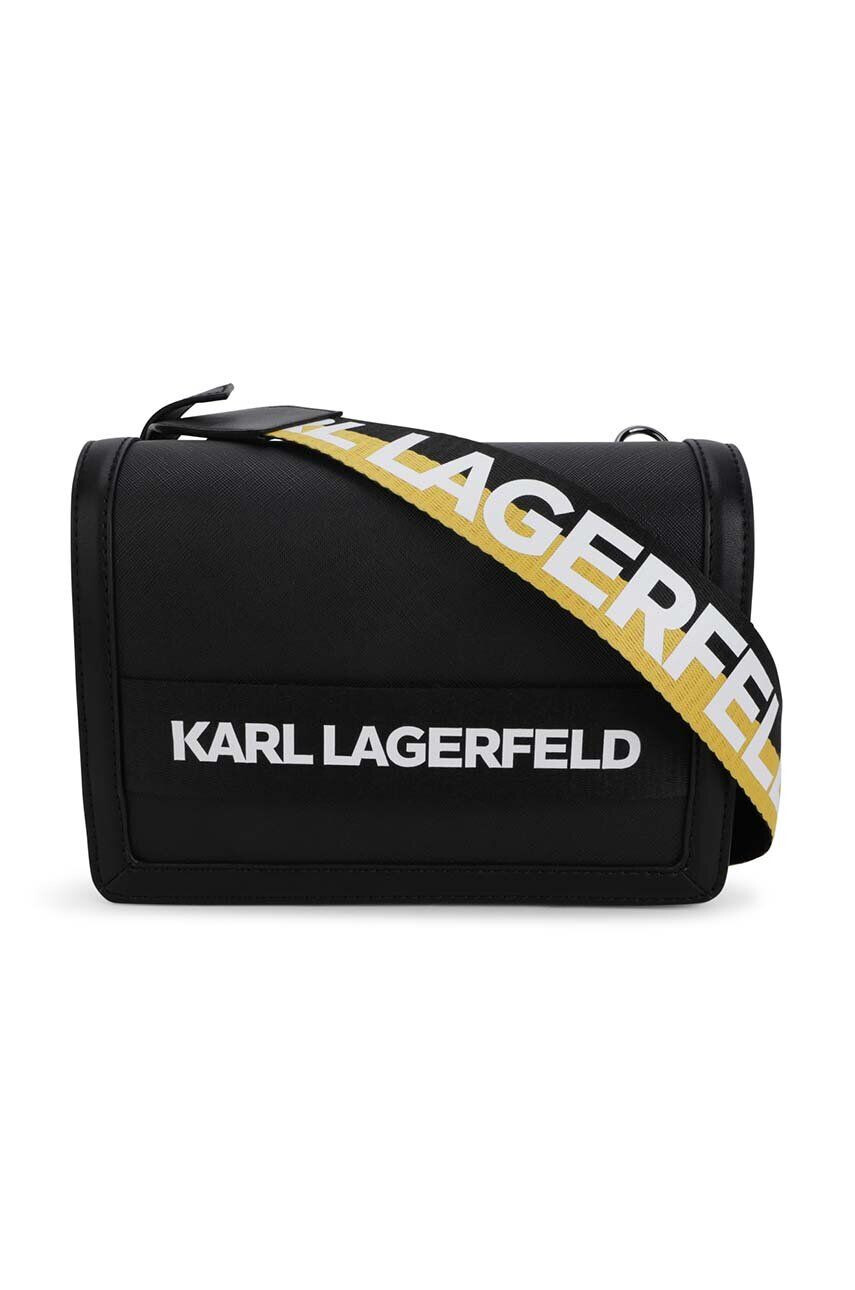 Karl Lagerfeld poseta fete culoarea negru - Pled.ro