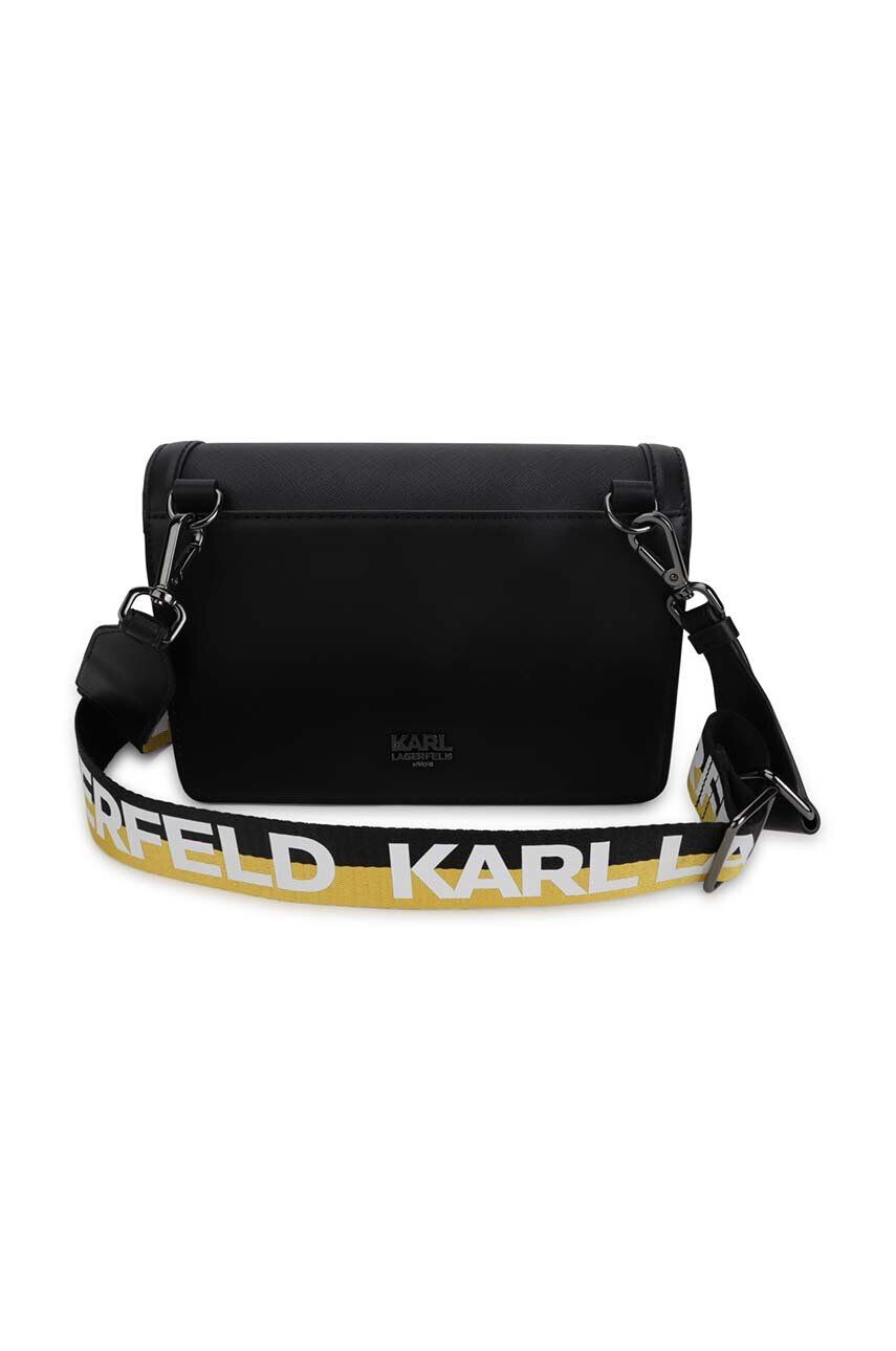 Karl Lagerfeld poseta fete culoarea negru - Pled.ro