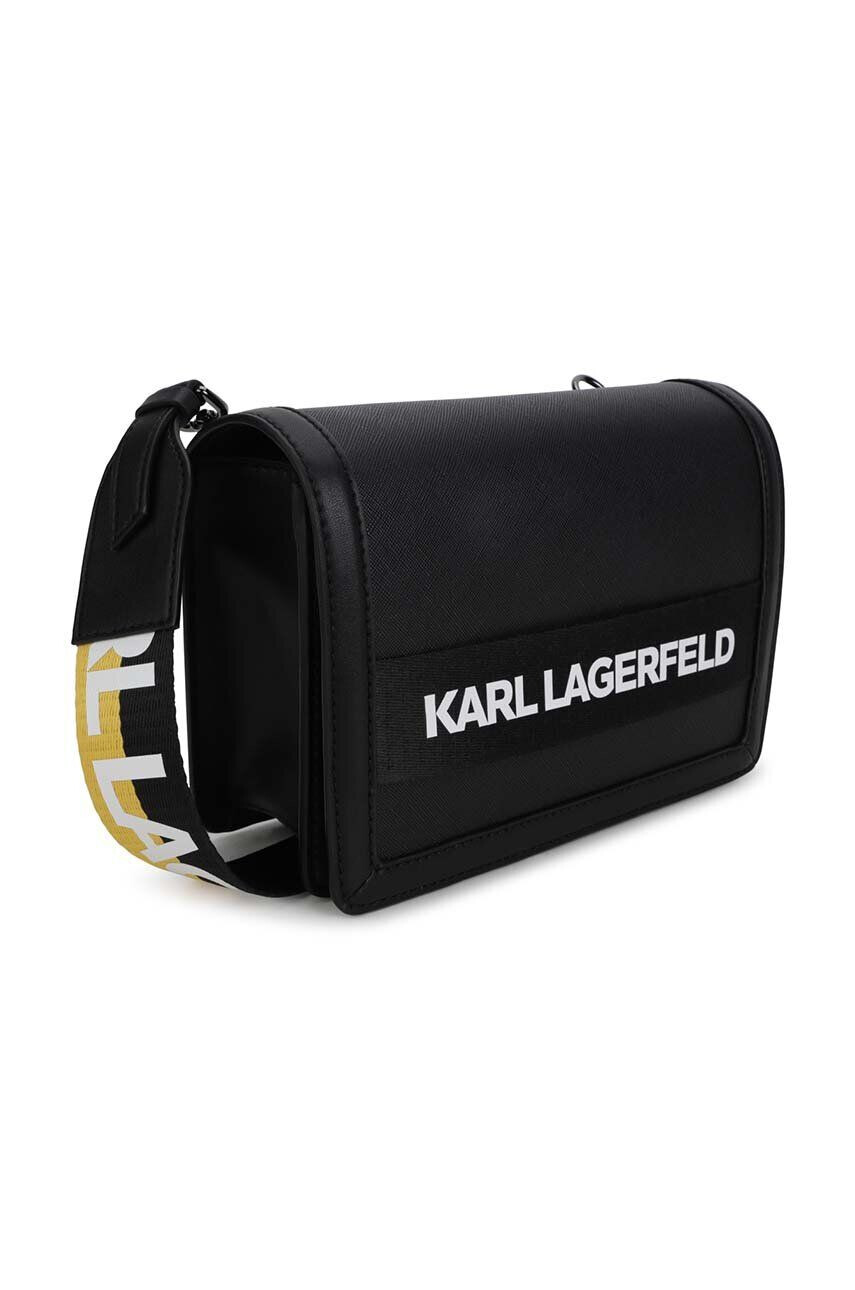 Karl Lagerfeld poseta fete culoarea negru - Pled.ro