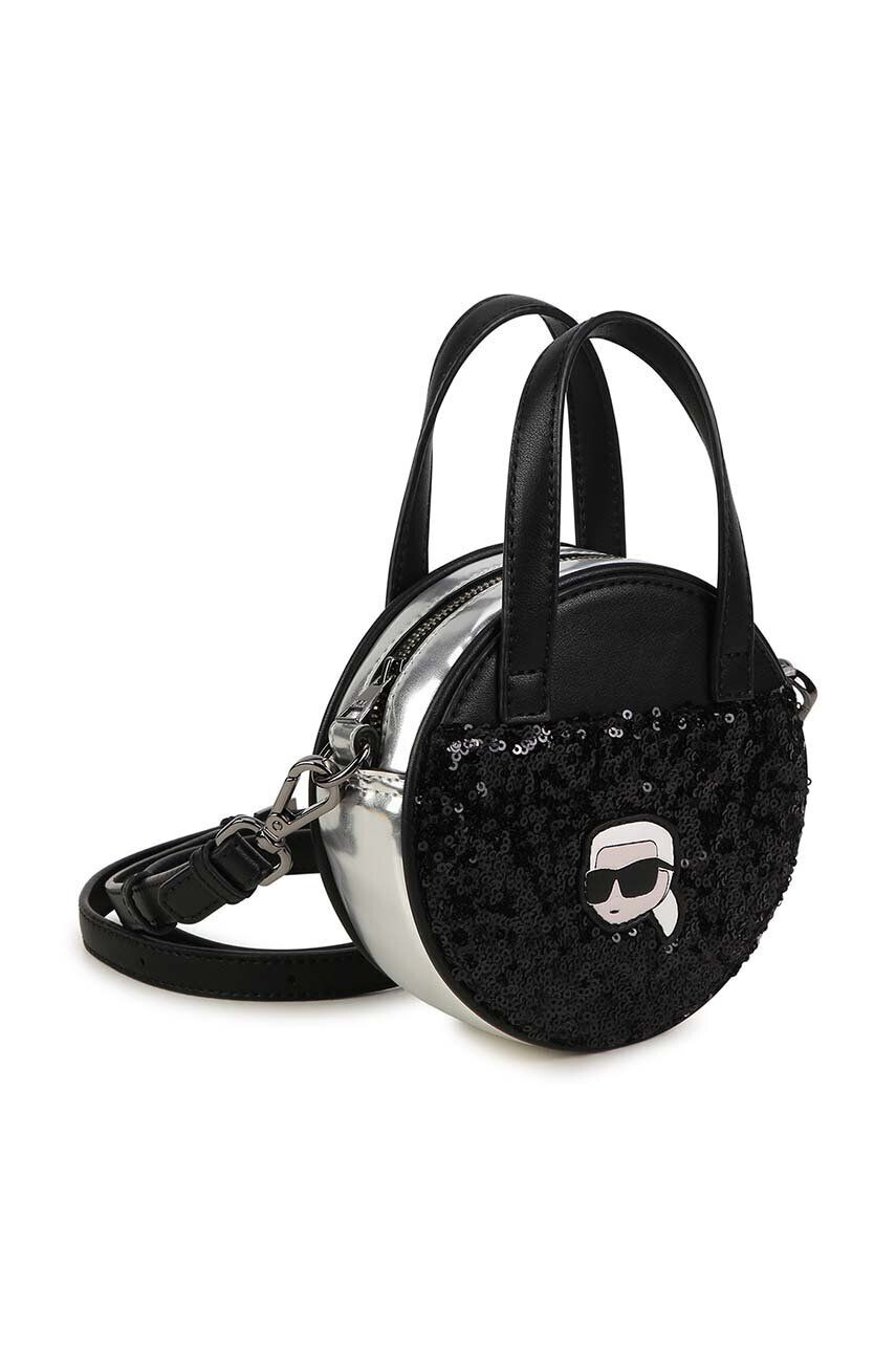 Karl Lagerfeld poseta fete culoarea negru - Pled.ro